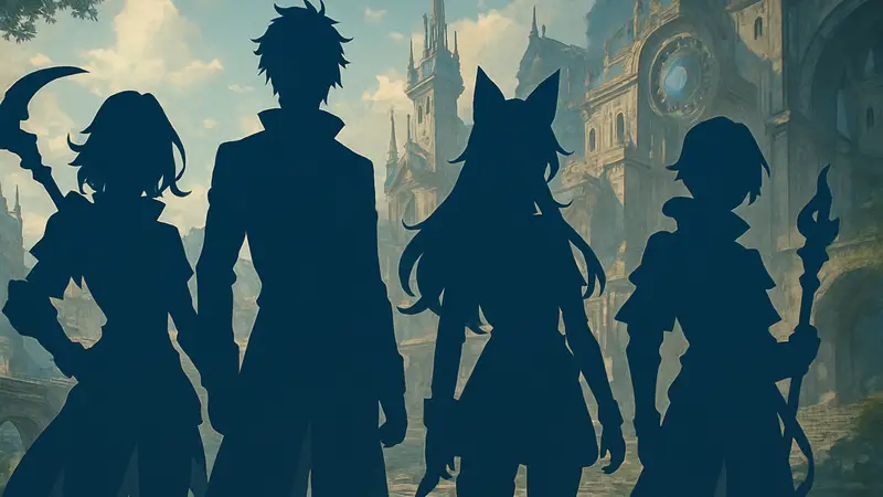 Изображение лучших персонажей Duet Night Abyss из тир-листа за апрель 2026 года.