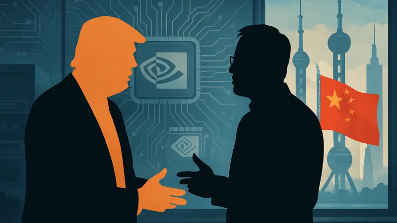 Дональд Трамп и Дженсен Хуанг, глава NVIDIA, обсуждают технологии и отношения с Китаем
