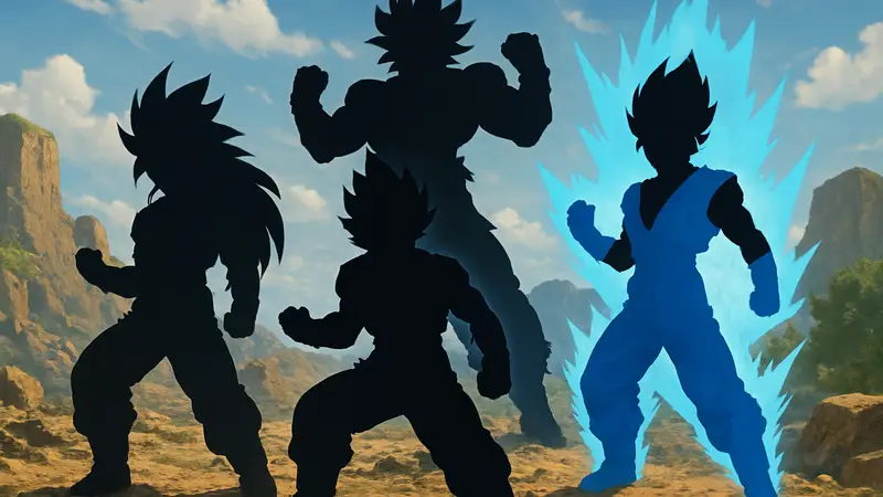 Персонажи из Dragon Ball Sparking Zero в боевых позах, демонстрирующие новые формы и способности DLC.