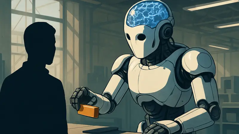 Робот с мозгом ИИ π0.7 от стартапа Physical Intelligence выполняет новую задачу.