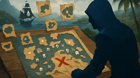 Гайд: все фрагменты карты в Assassin's Creed Black Flag Resynced