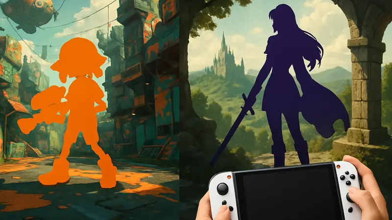 Фан-арт или концепт-изображения игр Splatoon Raiders и Fire Emblem: Fortune's Weave, намекающие на релиз на Nintendo Switch 2.