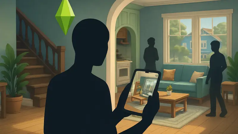 Предполагаемые скриншоты геймплея Project Rene (The Sims 5), показывающие мобильную версию игры.
