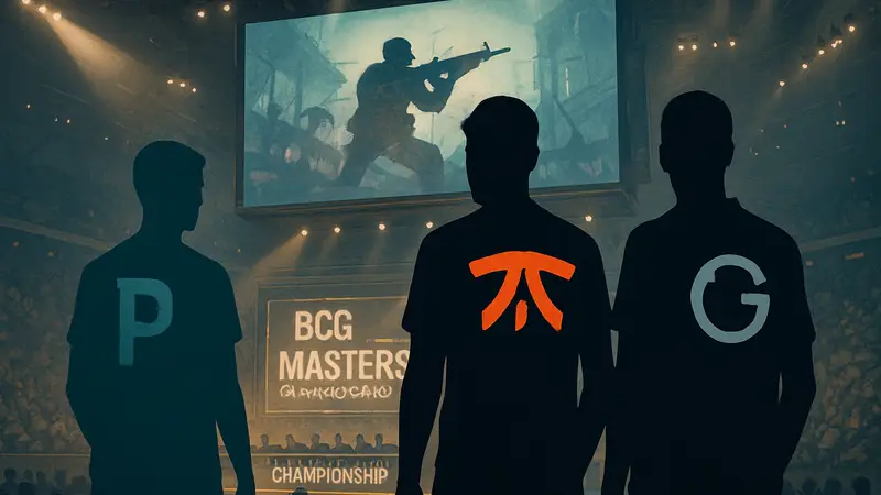 Киберспортивные команды Passion UA, fnatic и OG на турнире BCG Masters Championship.
