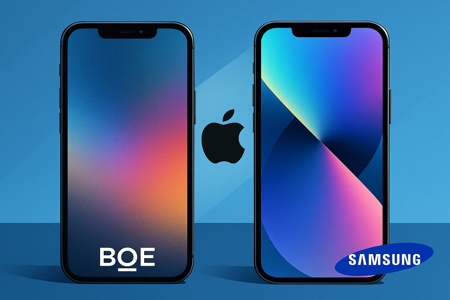 Экраны iPhone от BOE и Samsung. Сравнение качества дисплеев, используемых в смартфонах Apple.