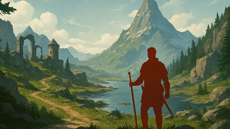 Иллюстрация инди-RPG с элементами исследования мира, лучшие PC RPG.