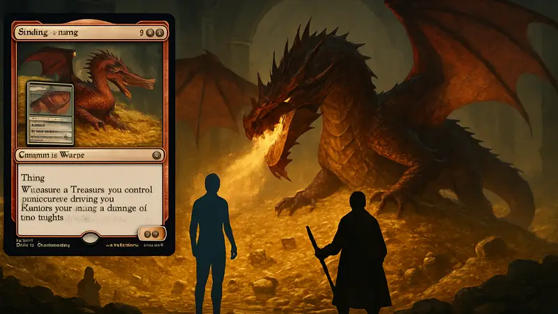 Изображение карты Смога Великолепного из Magic: The Gathering, дракона из «Хоббита»