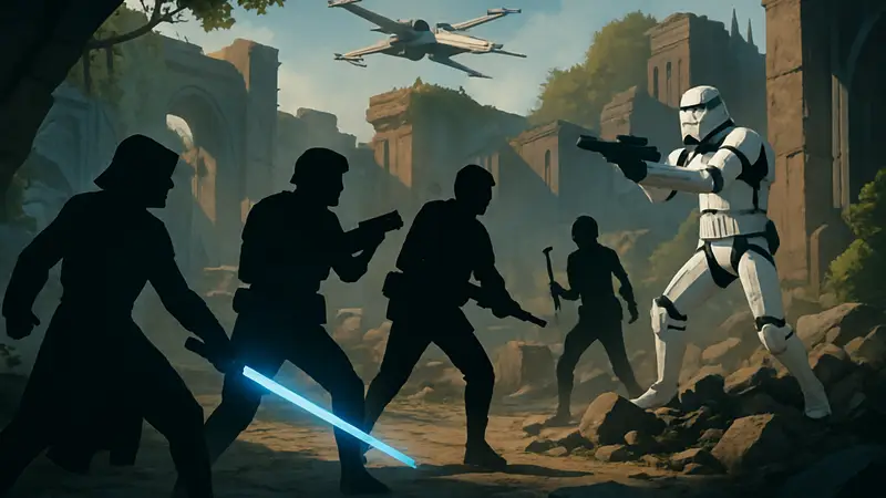 Изображение из игры Star Wars Zero Company, демонстрирующее тактический бой или персонажей.