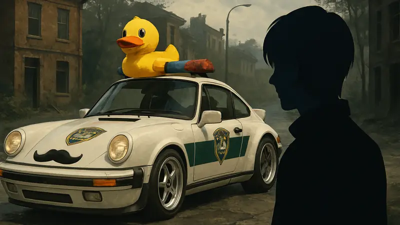 Модифицированный Porsche Леона Кеннеди из мода Resident Evil Requiem