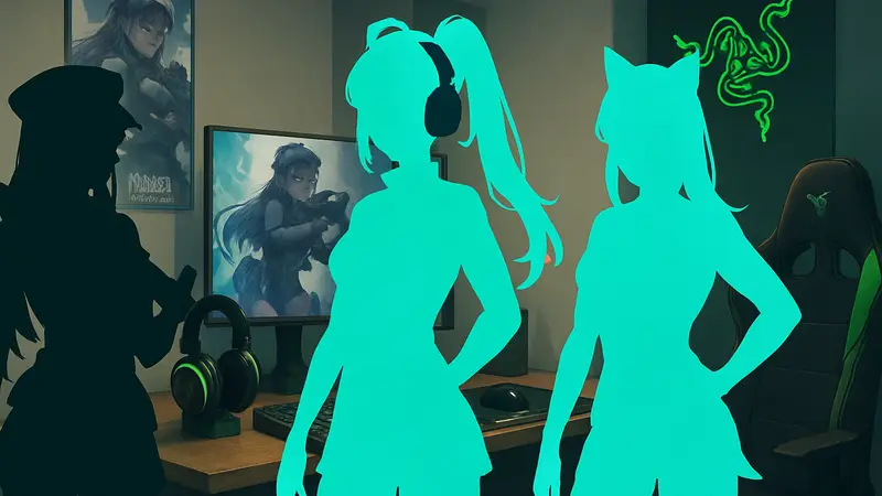 Персонажи Nikke в коллаборации с Razer, геймерские аксессуары, новые скины