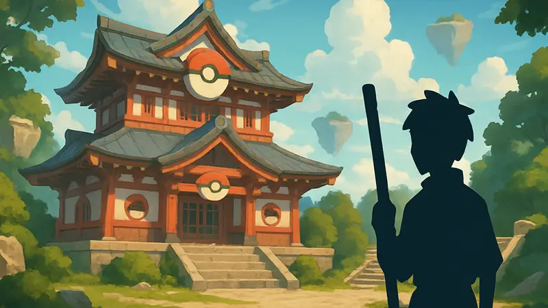 Изображение реконструированного Додзё из игры Pokopia, созданное фанатом.