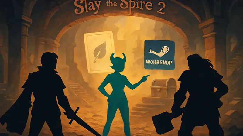 Slay the Spire 2: иллюстрация обновления с новым контентом и поддержкой модов