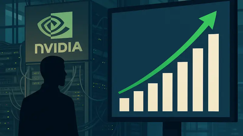 График роста доходов сетевого бизнеса Nvidia за квартал