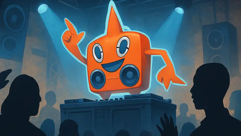 Pokémon Pokopia – изображение DJ Rotom в стерео-форме