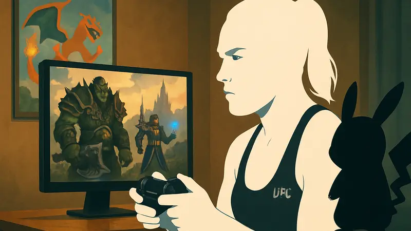 Ронда Роузи как геймер: фото бойца MMA, World of Warcraft, Pokémon