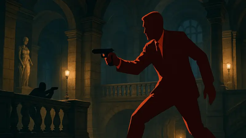 Обзор игры 007 First Light: Джеймс Бонд в действии, кадр из геймплея.