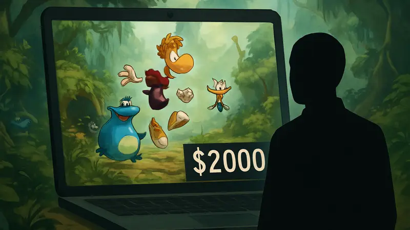 Скриншот из игры Rayman Origins с ценой $2000 в Microsoft Store