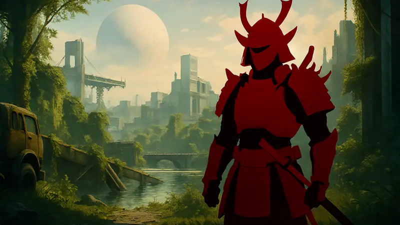 Страж Destiny 2 в самурайской броне Бусидо