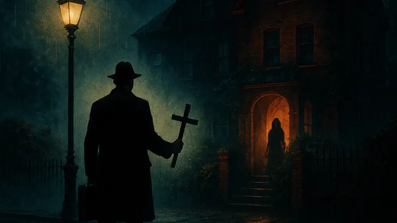 Постер фильма «Undertone» от A24, с намёком на стиль классического хоррора «Изгоняющий дьявола».