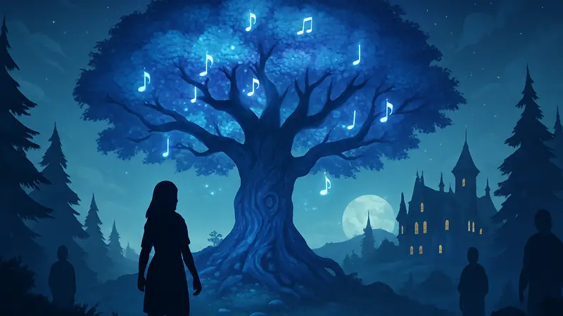 Древо Музы в Moonlight Peaks. Магическое дерево в игре Moonlight Peaks.