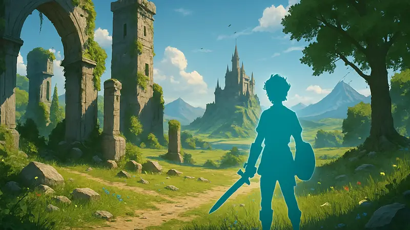 Скриншот или арт из новой экшен-RPG Luminary на Steam