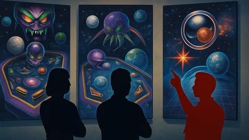 Обложки игры Galactic Pinball из серии Box Art Brawl на Nintendo Life