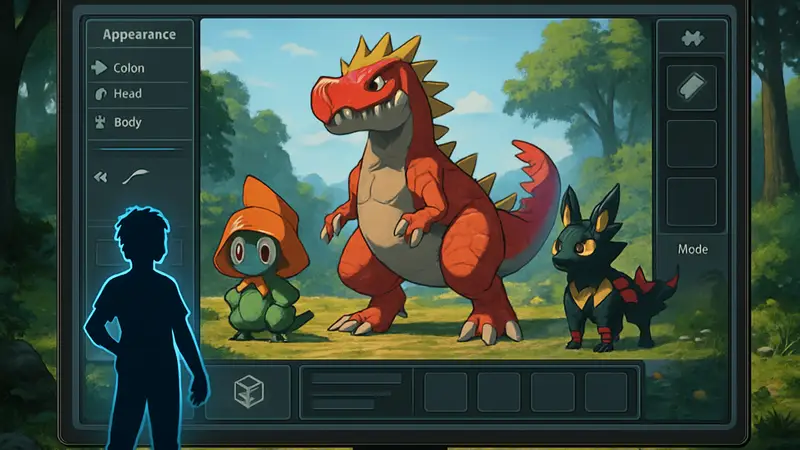 Скриншот игры Olympus Rangers с монстрами и интерфейсом, демонстрирующий кастомизацию и моды.