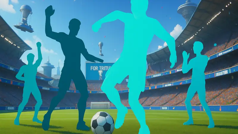 Игроки Fortnite используют эмоцию с футбольным мячом во время Чемпионата мира 2026 в игре.