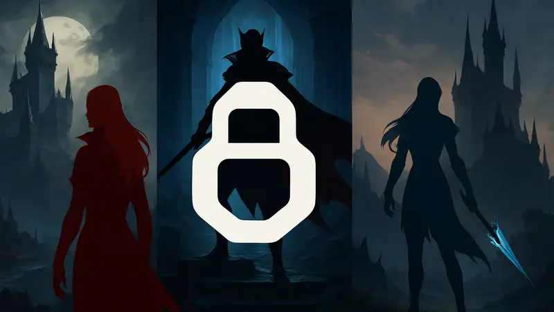 Логотип Stunlock Studios и арты вампирской тематики из V Rising