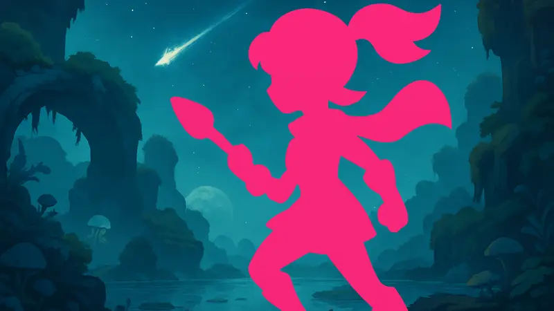 Изображение нового персонажа Мины из игры Mongil: Star Dive.