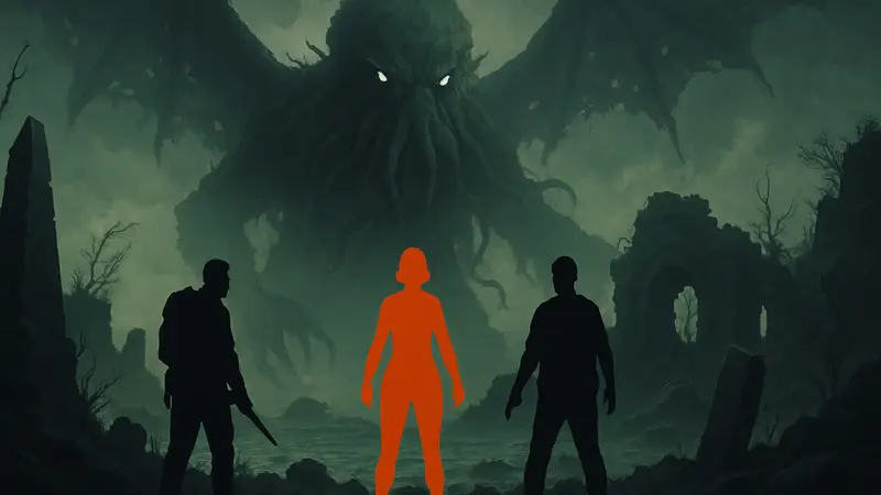 Кадры безумия и монстров из трейлера The Mound: Omen of Cthulhu.