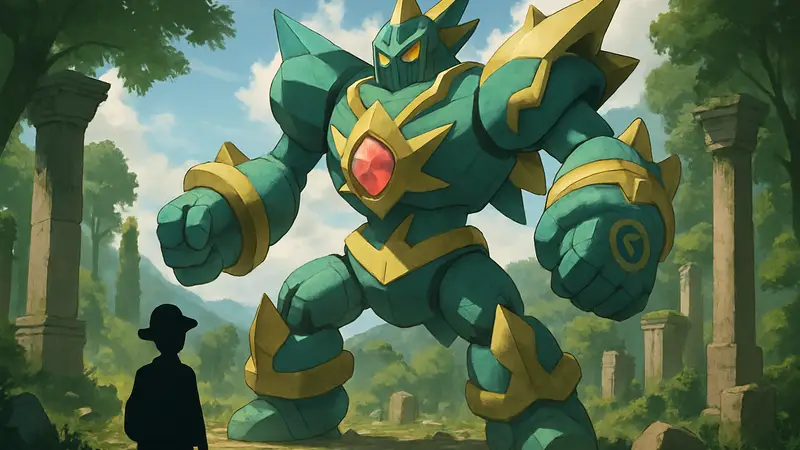 Изображение покемона Mega Golurk в Pokémon Legends: Z-A