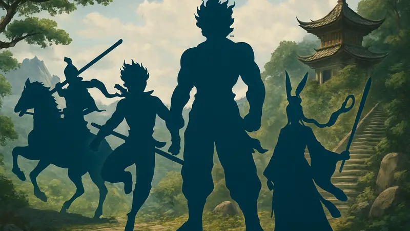 Подборка аниме-персонажей, вдохновленных китайской мифологией, без участия героев Dragon Ball