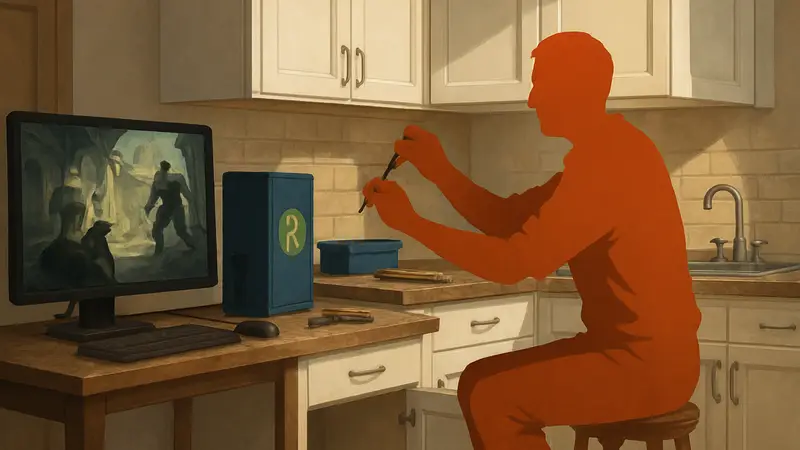 Журналист Rock Paper Shotgun делает ремонт, вместо того чтобы играть в игры на выходных.