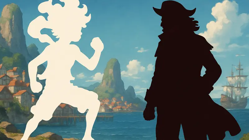 Луффи в форме Gear 5 и Гол Д. Роджер, сравнение силы в One Piece.