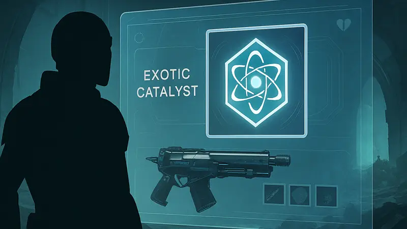 Экзотический катализатор в интерфейсе Destiny 2, улучшение оружия