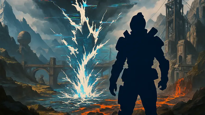 Карта Штормовой Фронт из Apex Legends, на ней видны аномалии или баги.