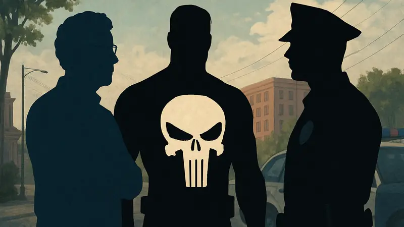 Джерри Конуэй, Каратель и его символ черепа в контексте использования полицией