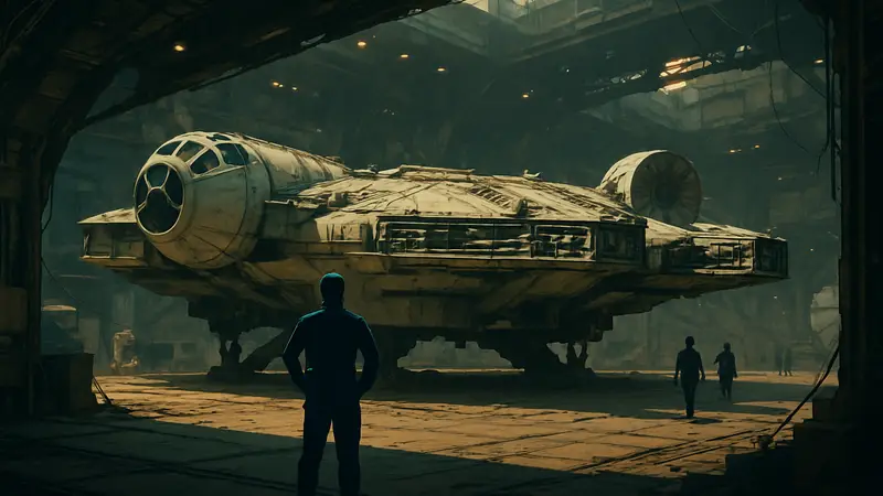 Космический корабль из вселенной Star Wars в игровом сеттинге, концепт игры Star Wars Zero Company.