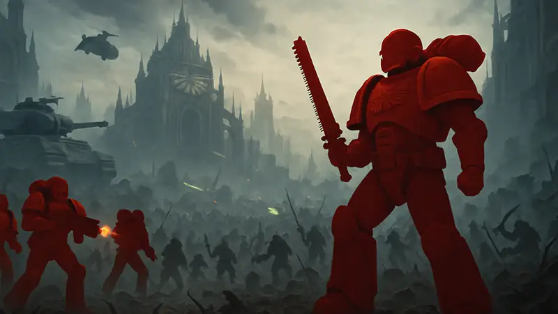 Масштабная битва в анимационном ролике Warhammer 40,000, предвещающем 11-ю редакцию