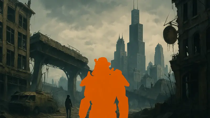 Игровой мир Fallout Chicago, постапокалиптический Чикаго из мода для New Vegas.