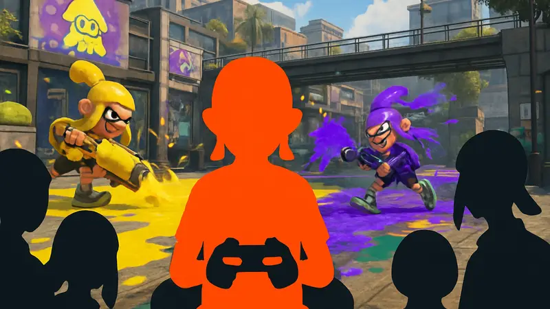 Инструкция по мультиплееру Splatoon Raiders, скриншот игры, руководство.