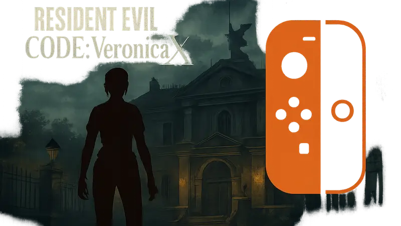 Логотип Resident Evil Code: Veronica X, классическая версия игры, Nintendo Switch 2