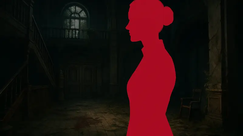 Анджела Сант'Альбано в роли Грейс Эшкрофт из Resident Evil Requiem, скриншот или арт