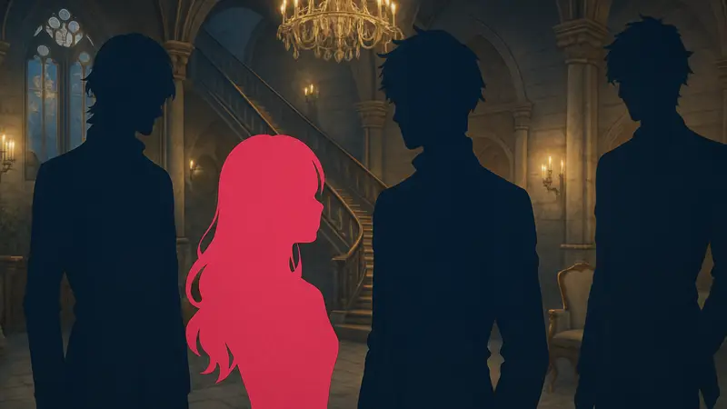 Игровой скриншот из отомэ-игры Court of Darkness: Temptation’s Kiss