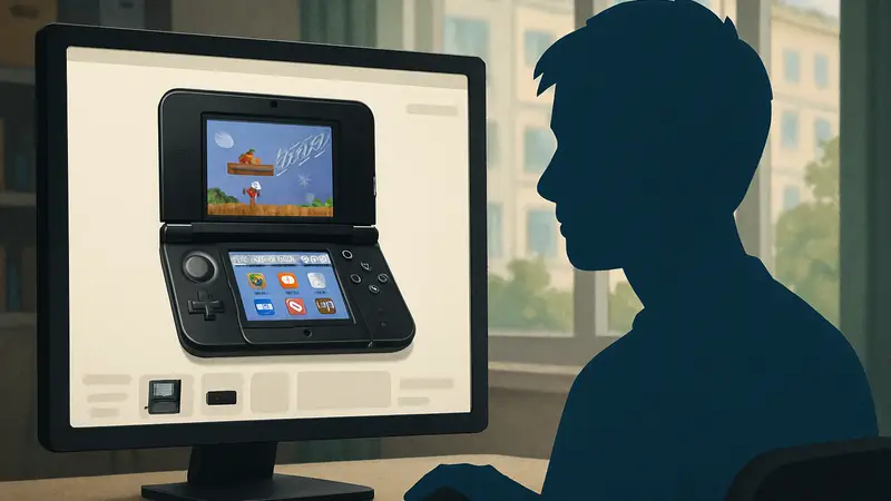 Фотография консоли Nintendo 3DS с автографом Сигеру Миямото, выставленной на eBay