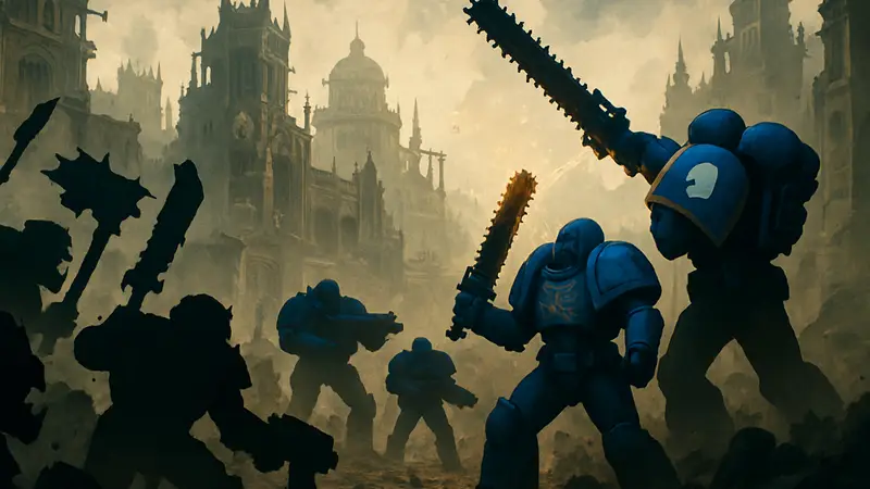 Битва Космического Десанта и Орков в мультиплеере Warhammer 40,000: Dawn of War IV из дневника разработчиков.