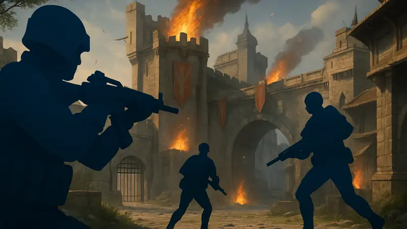 Скриншот из шутера Highguard, демонстрирующий игровой процесс или ключевых персонажей.