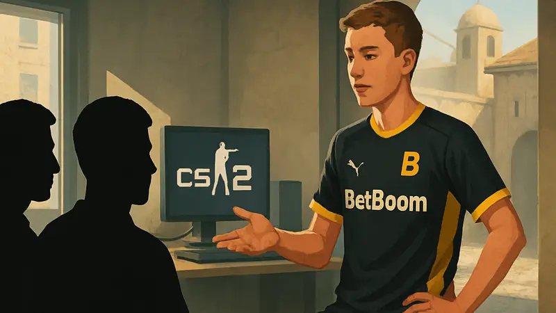 Игрок FL4MUS из BetBoom Team обсуждает состав команды по CS2 перед мейджором.