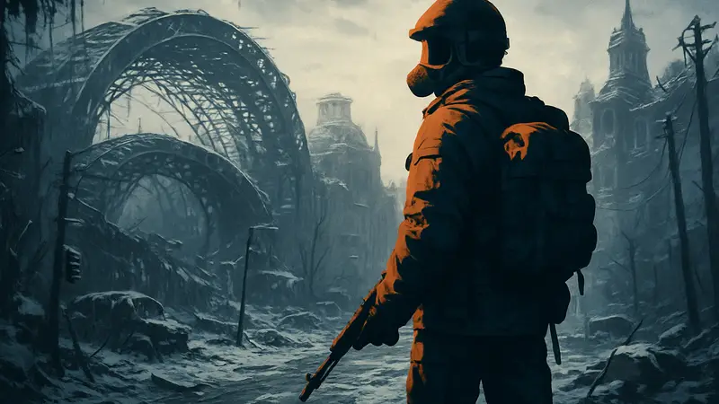 Metro 2039: арт с новым протагонистом «Незнакомцем» и постапокалиптическим миром